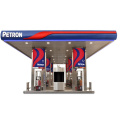 LF Steel Structure Filling Station Canopy For Gas Station